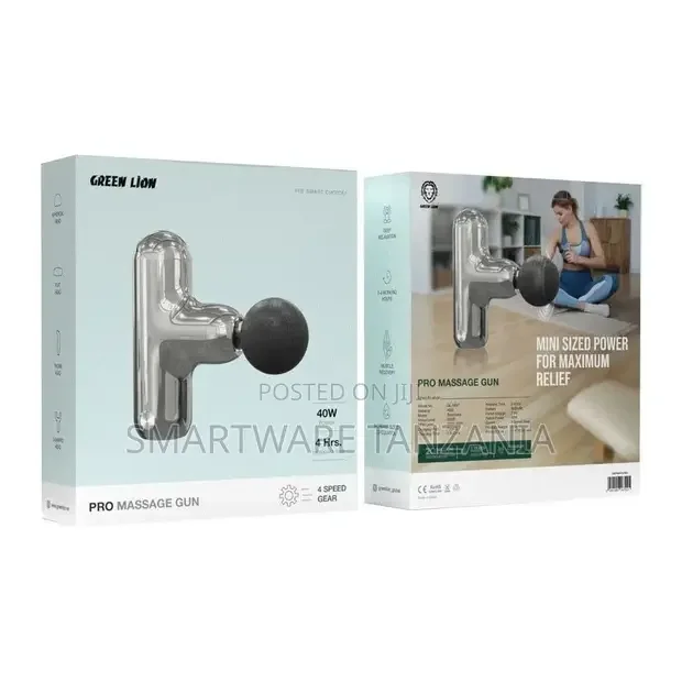 Green Lion Pro Massage Gun - Silver - Buy in Dar es Salaam, Tanzania | Smartware