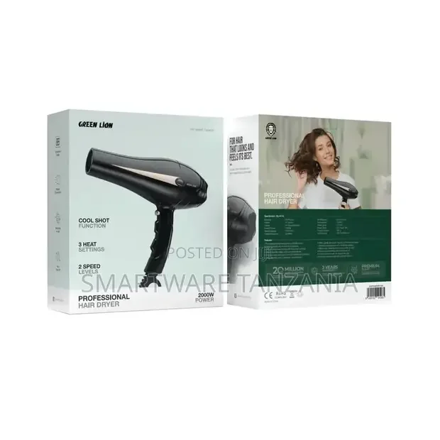 Green Lion Professional Hair Dryer 2000W - Buy in Dar es Salaam, Tanzania | Smartware