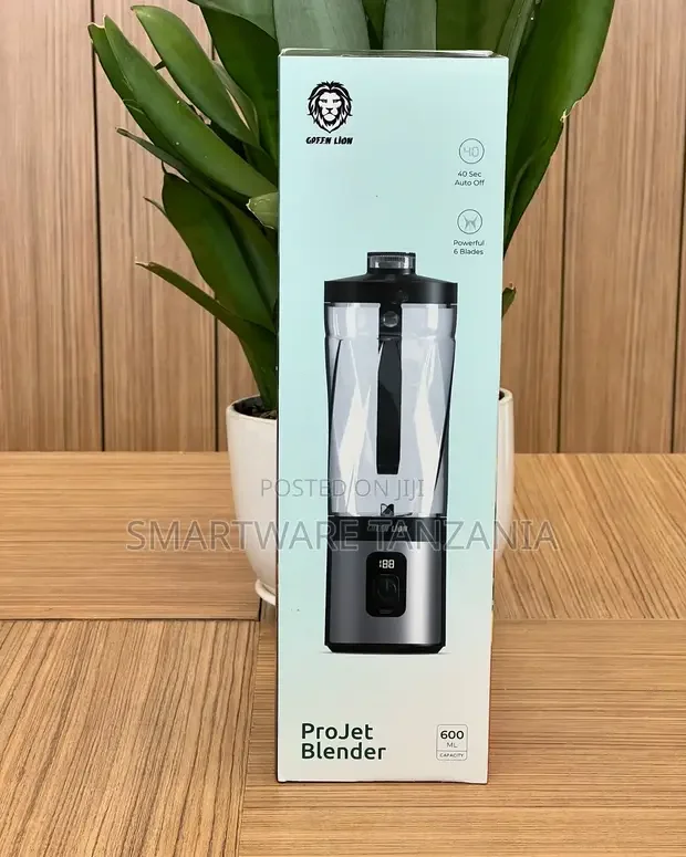 Green Lion Projet Blender 600ml Portable 6 Blade Mixer - Buy in Dar es Salaam, Tanzania | Smartware