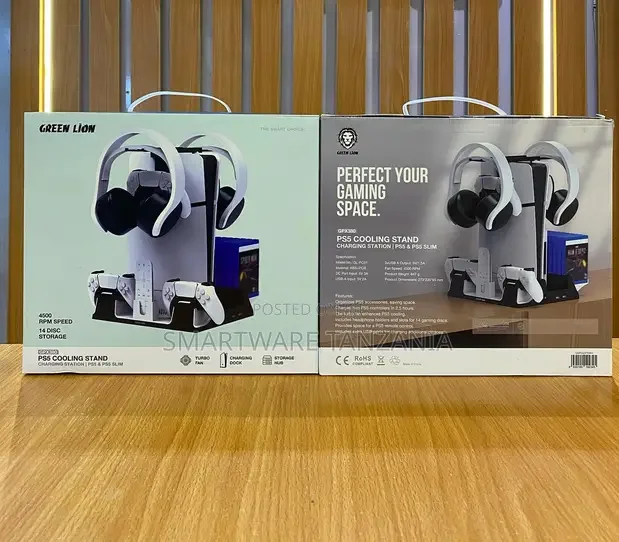 Green Lion PS5 Cooling Stand Charging Station - Buy in Dar es Salaam, Tanzania | Smartware