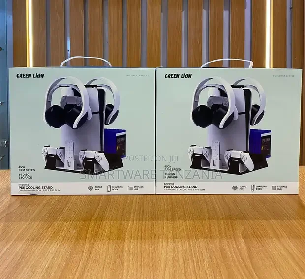 Green Lion PS5 Cooling Stand With Turbo Fan - Buy in Dar es Salaam, Tanzania | Smartware