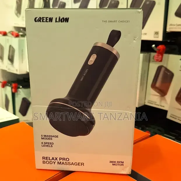 Green Lion Relax Pro Body Massager Gun - Buy in Dar es Salaam, Tanzania | Smartware