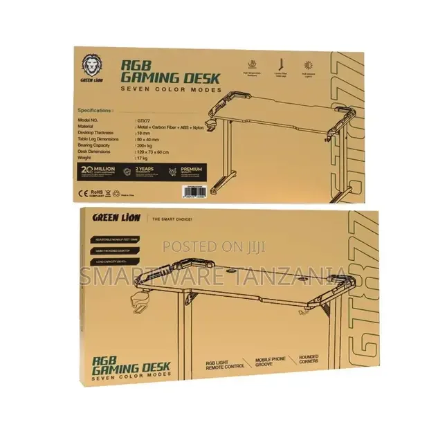 Green Lion RGB Gaming Desk - Buy in Dar es Salaam, Tanzania | Smartware