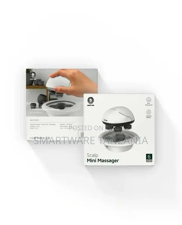 Green Lion Scalp Mini Massager 750mah 5w - White - Buy in Dar es Salaam, Tanzania | Smartware