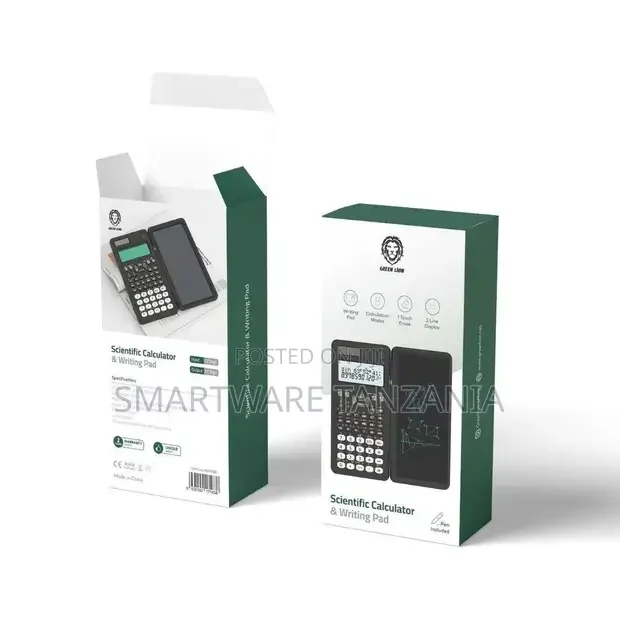 Green Lion Scientific Calculator Writing Pad - Buy in Dar es Salaam, Tanzania | Smartware