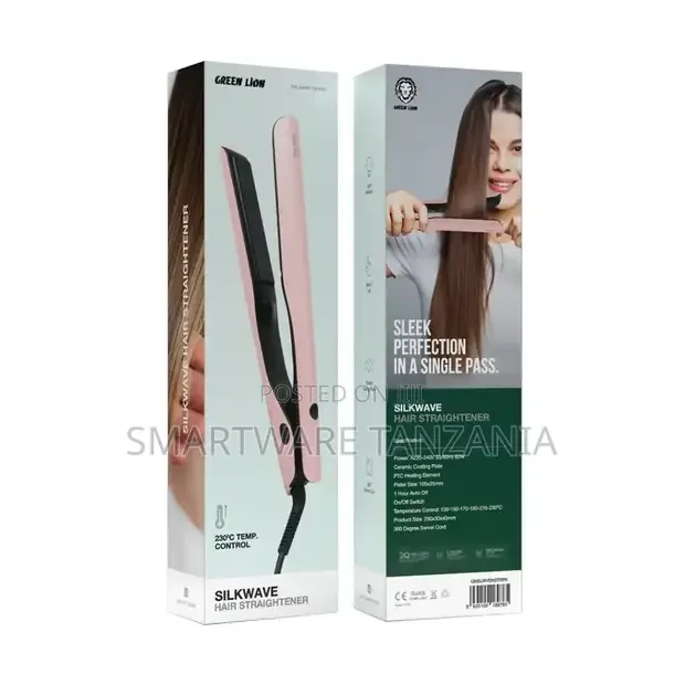 Green Lion Silkwave Hair Straightener - Pink - Buy in Dar es Salaam, Tanzania | Smartware