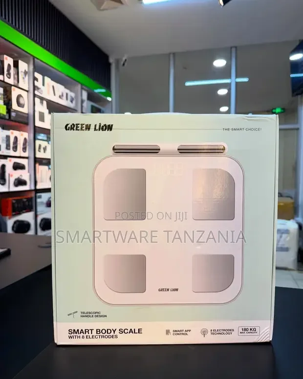 Green Lion Smart Body Scale 8 Electrodes 180 Kg - Buy in Dar es Salaam, Tanzania | Smartware