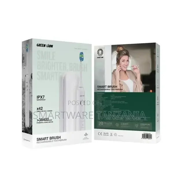 Green Lion Smart Brush Rechargeable Toothbrush - Buy in Dar es Salaam, Tanzania | Smartware