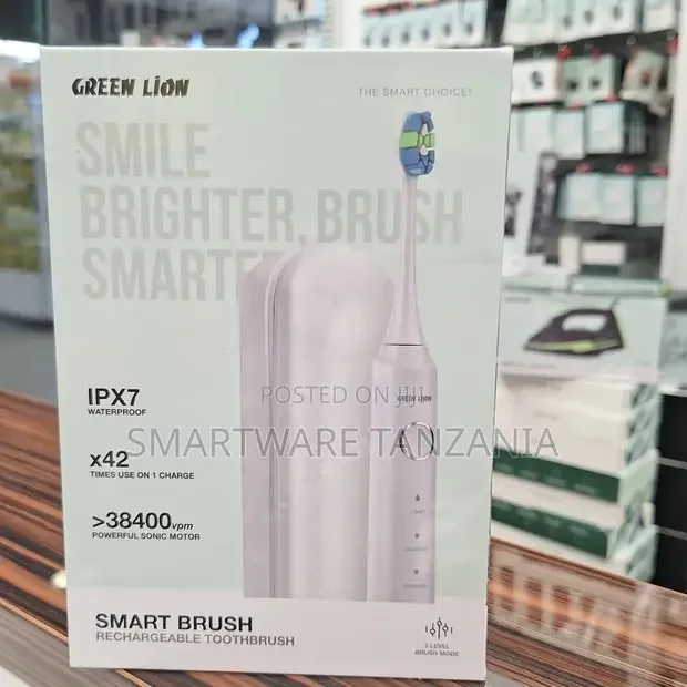Green Lion Smart Rechargeable Toothbrush - Buy in Dar es Salaam, Tanzania | Smartware