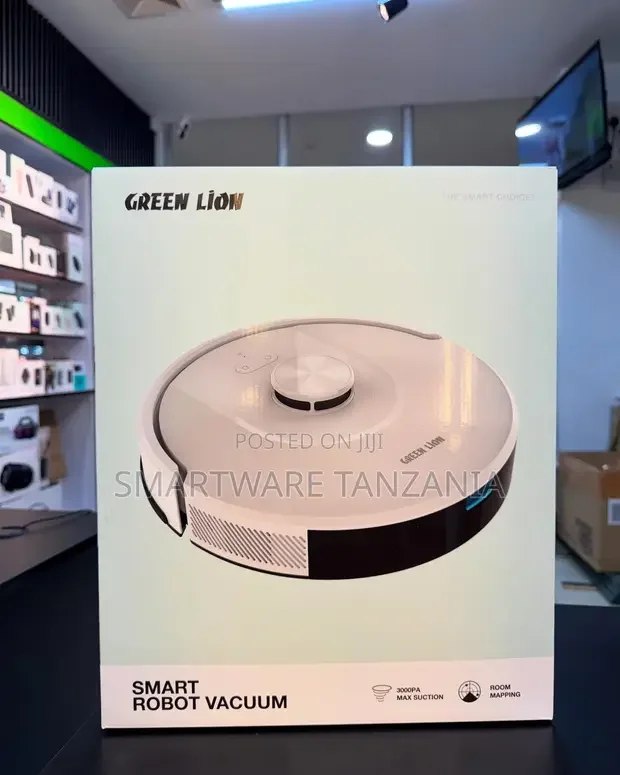 Green Lion Smart Robot Vacuum 3000pa Max Suction - Buy in Dar es Salaam, Tanzania | Smartware