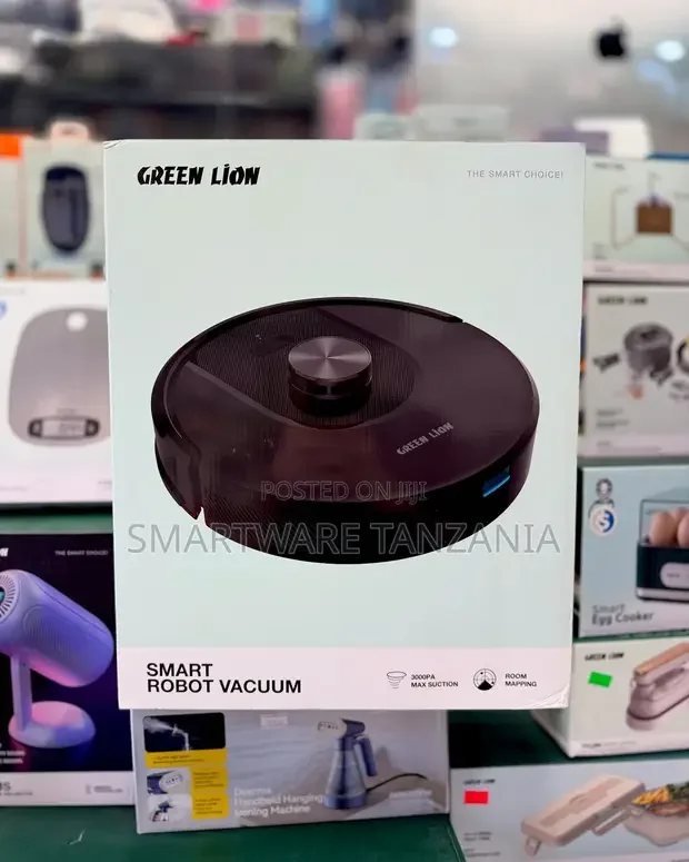 Green Lion Smart Robot Vacuum - 3000pa Suction Room Mapping Cleaner - Buy in Dar es Salaam, Tanzania | Smartware