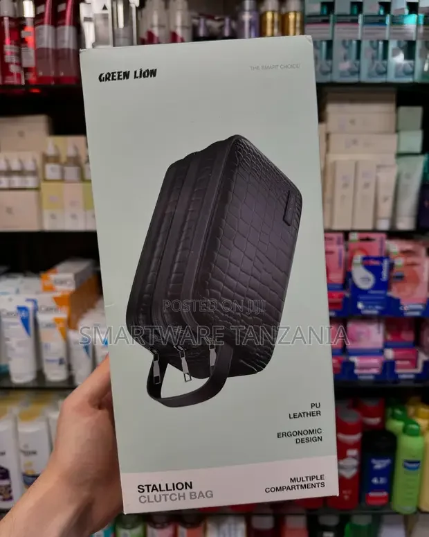 Green Lion Stallion Clutch Bag PU Leather - Buy in Dar es Salaam, Tanzania | Smartware