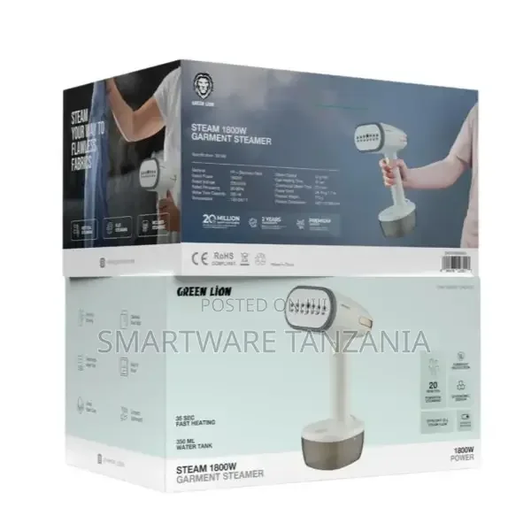 Green Lion Steam 1800W Garment Steamer - Buy in Dar es Salaam, Tanzania | Smartware