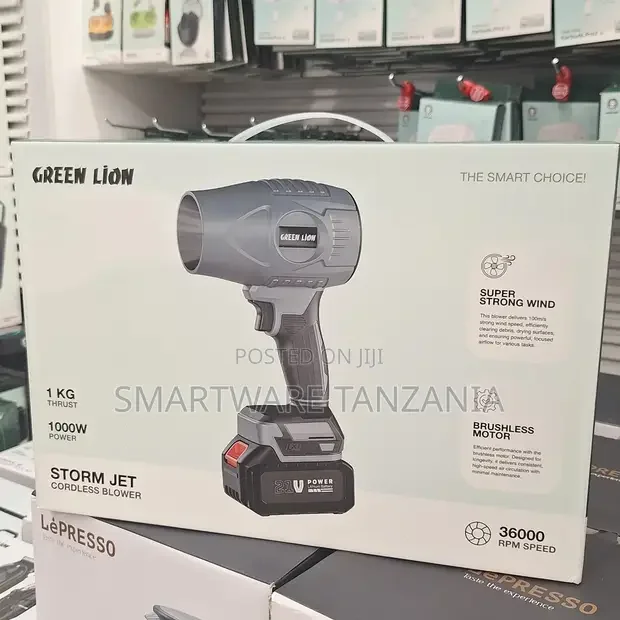 Green Lion Storm Jet Cordless Blower - Buy in Dar es Salaam, Tanzania | Smartware