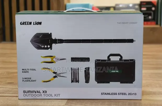 Green Lion Survival X9 All-in-1 Outdoor Tool Kit - Buy in Dar es Salaam, Tanzania | Smartware