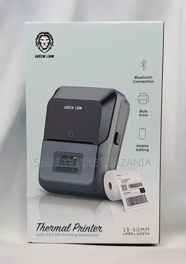Green Lion Thermal Printer With 203 Dpi Printing Resolution