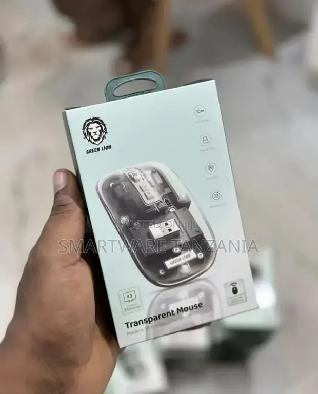 Green Lion Transparent Mouse - Buy in Dar es Salaam, Tanzania | Smartware