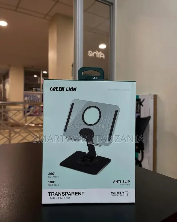 Green Lion Transparent Tablet Stand 360 Rotation - Buy in Dar es Salaam, Tanzania | Smartware