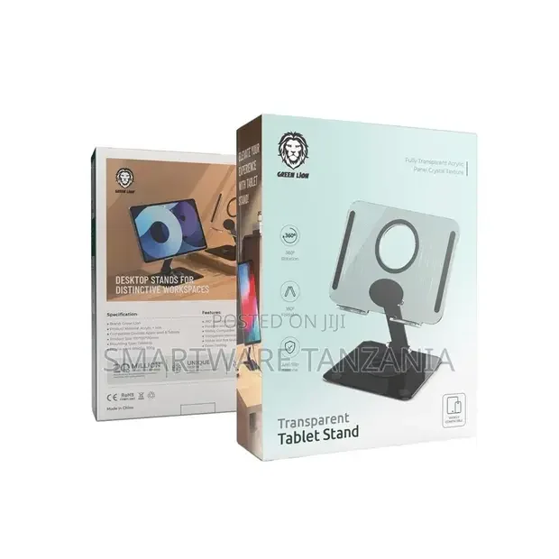 Green Lion Transparent Tablet Stand - Black - Buy in Dar es Salaam, Tanzania | Smartware