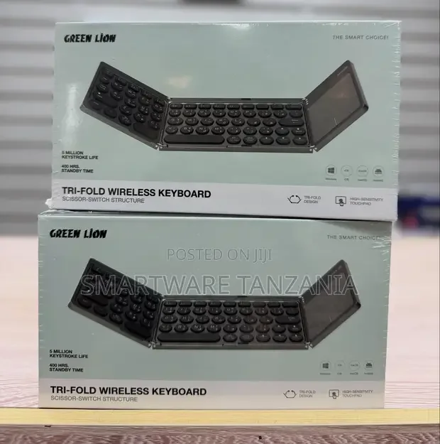 Green Lion Tri-fold Wireless Keyboard Touchpad - Buy in Dar es Salaam, Tanzania | Smartware