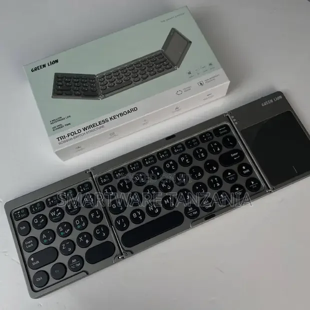 Green Lion Tri-fold Wireless Keyboard With Arabic English Layout - Buy in Dar es Salaam, Tanzania | Smartware
