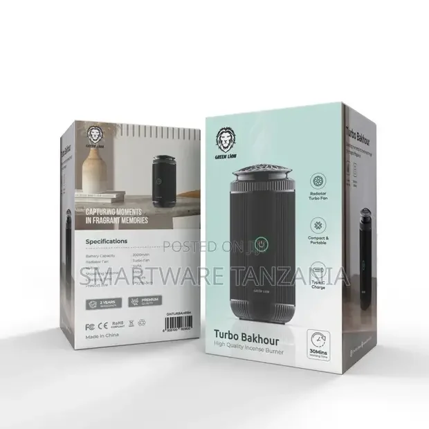Green Lion Turbo Bakhour High Quality Car Incense Burner - Buy in Dar es Salaam, Tanzania | Smartware