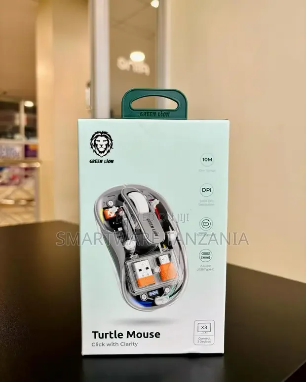 Green Lion Turtle Mouse 2400 DPI - Buy in Dar es Salaam, Tanzania | Smartware