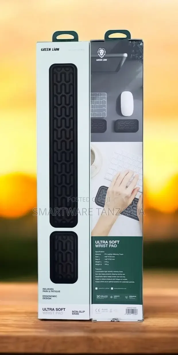 Green Lion Ultra Soft Wrist Pad - Black - Buy in Dar es Salaam, Tanzania | Smartware