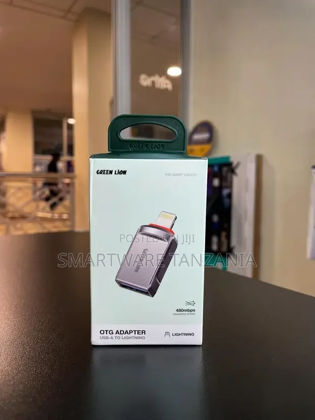 Green Lion Usb-a to Lightning Otg Adapter 480mbps Fast Transfer