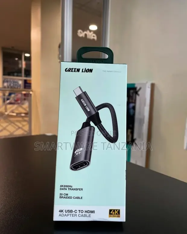Green Lion USB-C to HDMI Adapter Cable 60Hz - Buy in Dar es Salaam, Tanzania | Smartware