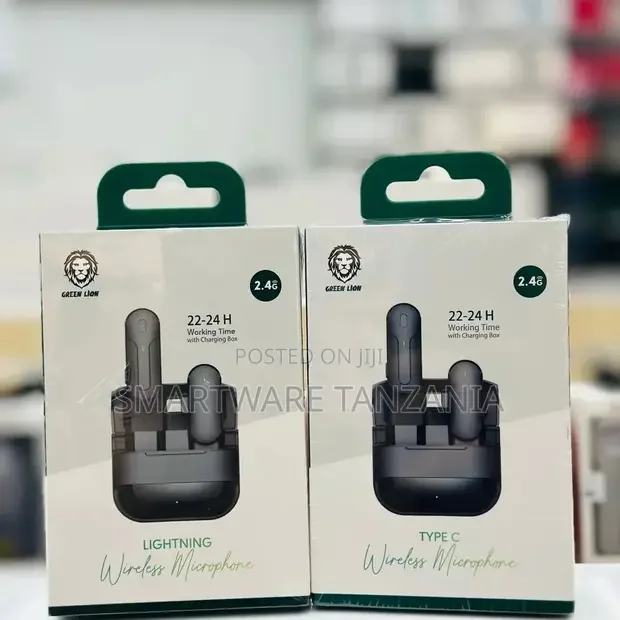Green Lion Wireless Microphone Lightning Connector - Buy in Dar es Salaam, Tanzania | Smartware