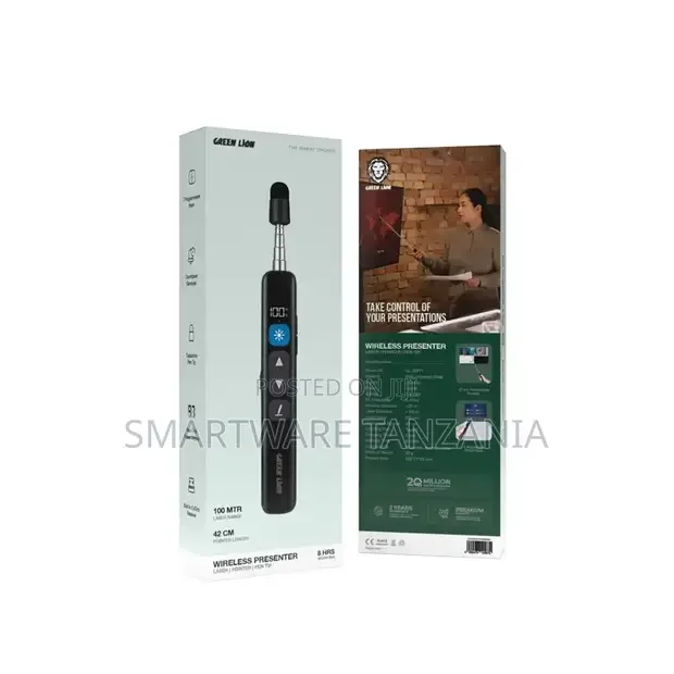 Green Lion Wireless Presenter With Retractable Pointer - Buy in Dar es Salaam, Tanzania | Smartware