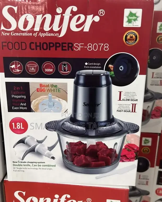 Grinder For Meat, Fruit And Garlic With Food Grade Chopper