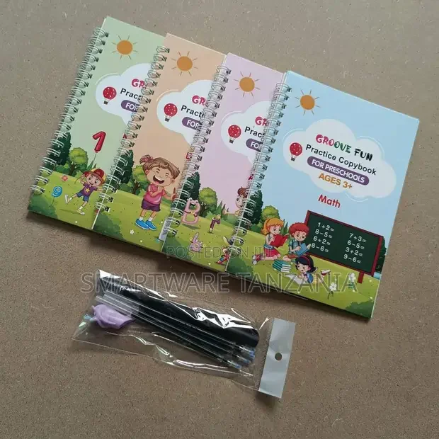 Groove Fun Math Practice Copybook Set Ages 3+ - Buy in Dar es Salaam, Tanzania | Smartware