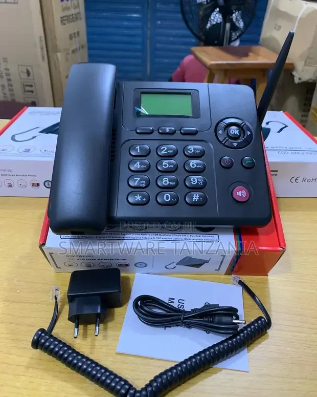 GSM Fixed Wireless Phone With 2 SIM Card Slot - Buy in Dar es Salaam, Tanzania | Smartware