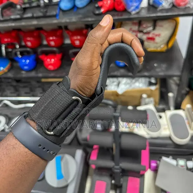 Gym Hook Grips With Padded Wrist Strap For Heavy Lifts - Buy in Dar es Salaam, Tanzania | Smartware