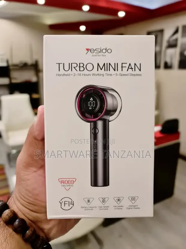 Handheld Portable Turbo Fan for TravelOutdoorVacationConcerts