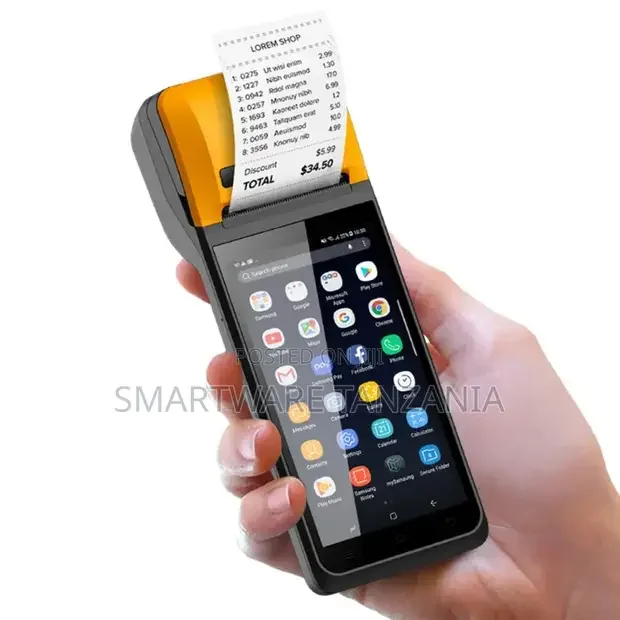 Handheld POS Terminal Thermal Printer Mobile - Buy in Dar es Salaam, Tanzania | Smartware
