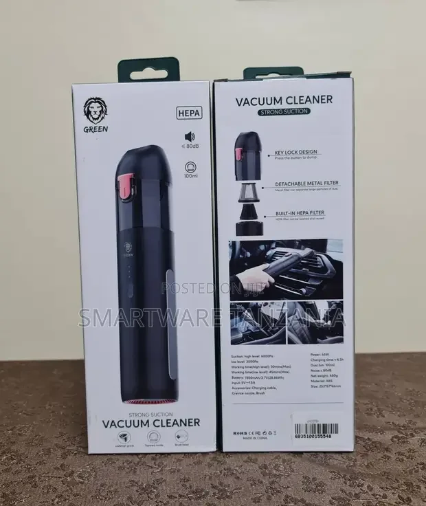Handheld Vacuum Cleaner, 7500 mAh Battery - Buy in Dar es Salaam, Tanzania | Smartware