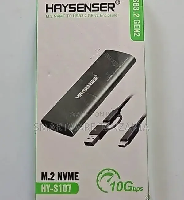 Haysenser HY-S107 M.2 NVMe SSD Enclosure - Buy in Dar es Salaam, Tanzania | Smartware