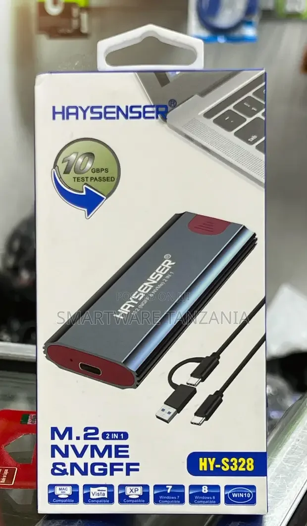 Haysenser Hy-S328 2-in-1 SSD Enclosure - Buy in Dar es Salaam, Tanzania | Smartware
