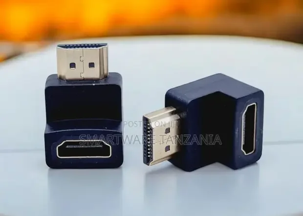 Hdmi Adapter, Right Angle Male to Female Hdmi Adapter