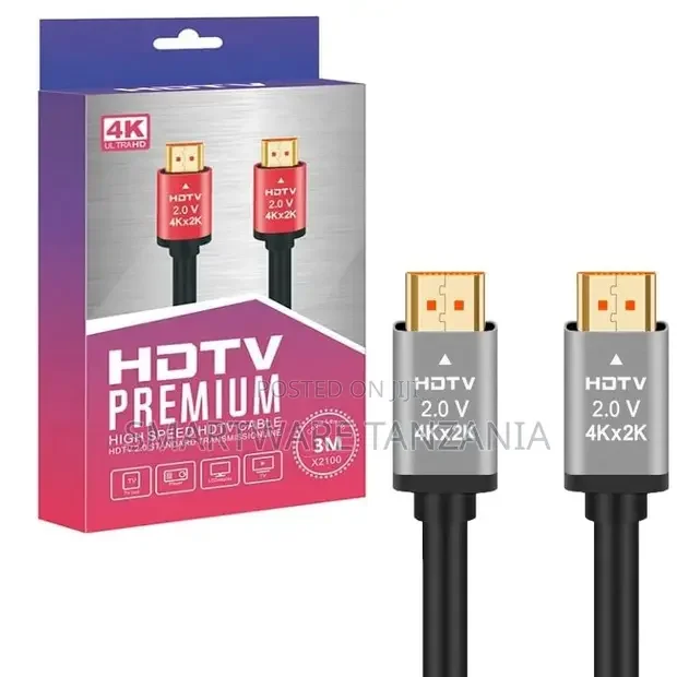High Speed HDMI Cable 3M, 4K 60Hz, 3D Support - Buy in Dar es Salaam, Tanzania | Smartware