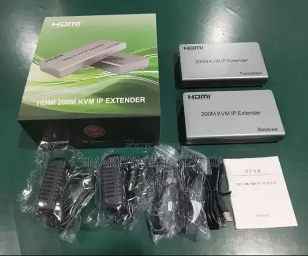 Hdmi Kvm Ip Extender Transmitter Receiver With 200m Range