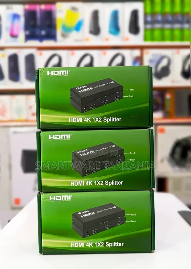 Hdmi Splitter 1x2 Ultra Hd Duplicate Signal to Two Displays - Buy in Dar es Salaam, Tanzania | Smartware
