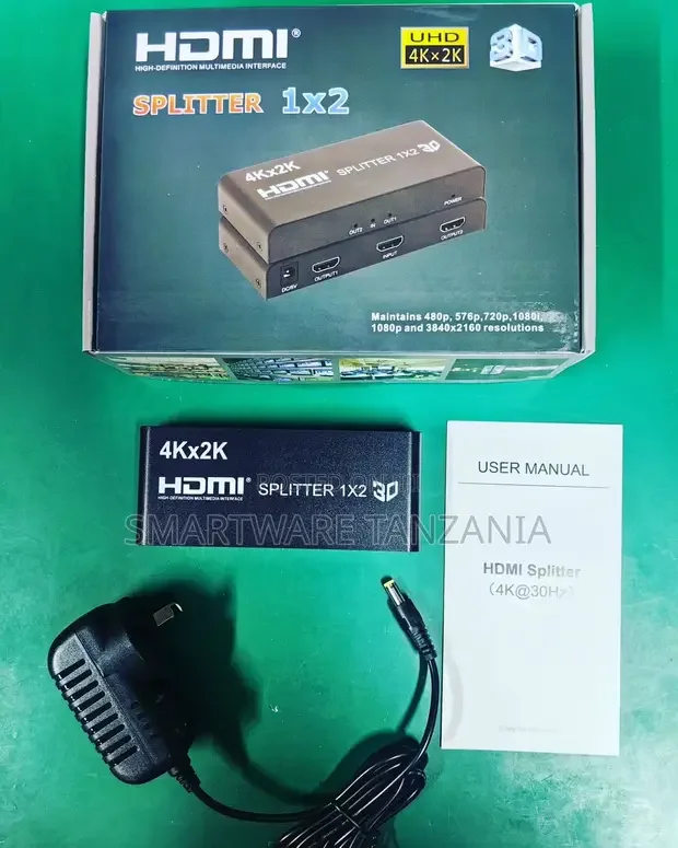 HDMI Splitter - Video Audio on 2 HDMI Displays Simultaneously - Buy in Dar es Salaam, Tanzania | Smartware