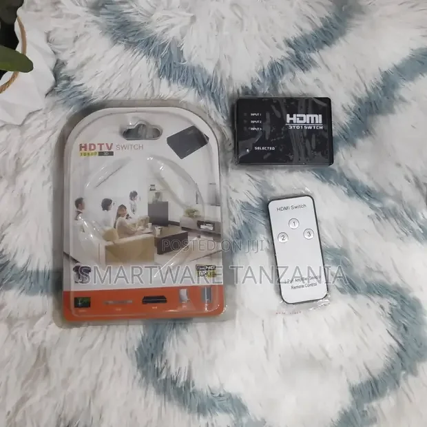 HDMI Switch 3 Port Full HD 1080P With Remote - Buy in Dar es Salaam, Tanzania | Smartware