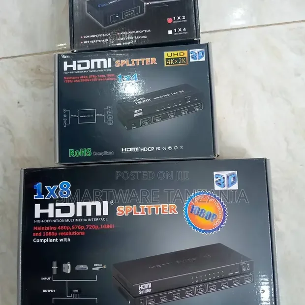 HDMI Switcher Splitter 2x4 2 Input 4 Output 2X4 HDMI Switch