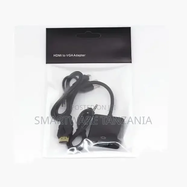 HDMI To VGA Adapter Converter HDMI Cable Support Full HD - Buy in Dar es Salaam, Tanzania | Smartware