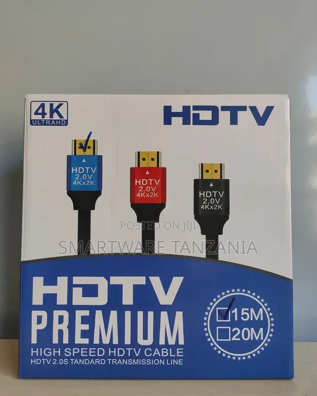 HDTV Premium HDMI Cable - High-Speed 2.0 Video Cord (15m) - Buy in Dar es Salaam, Tanzania | Smartware